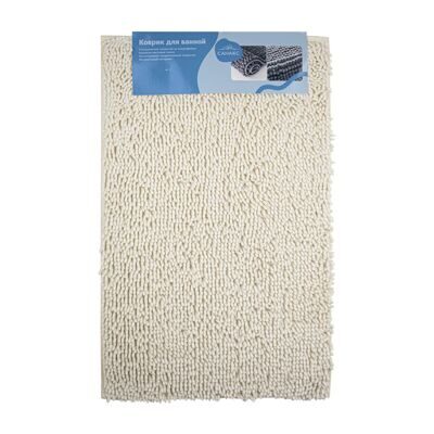 00410 САНАКС - Коврик в ванную Moss одинарный кофе с молоком 50 х 80 см , 100% хлопок , ворс 20 мм